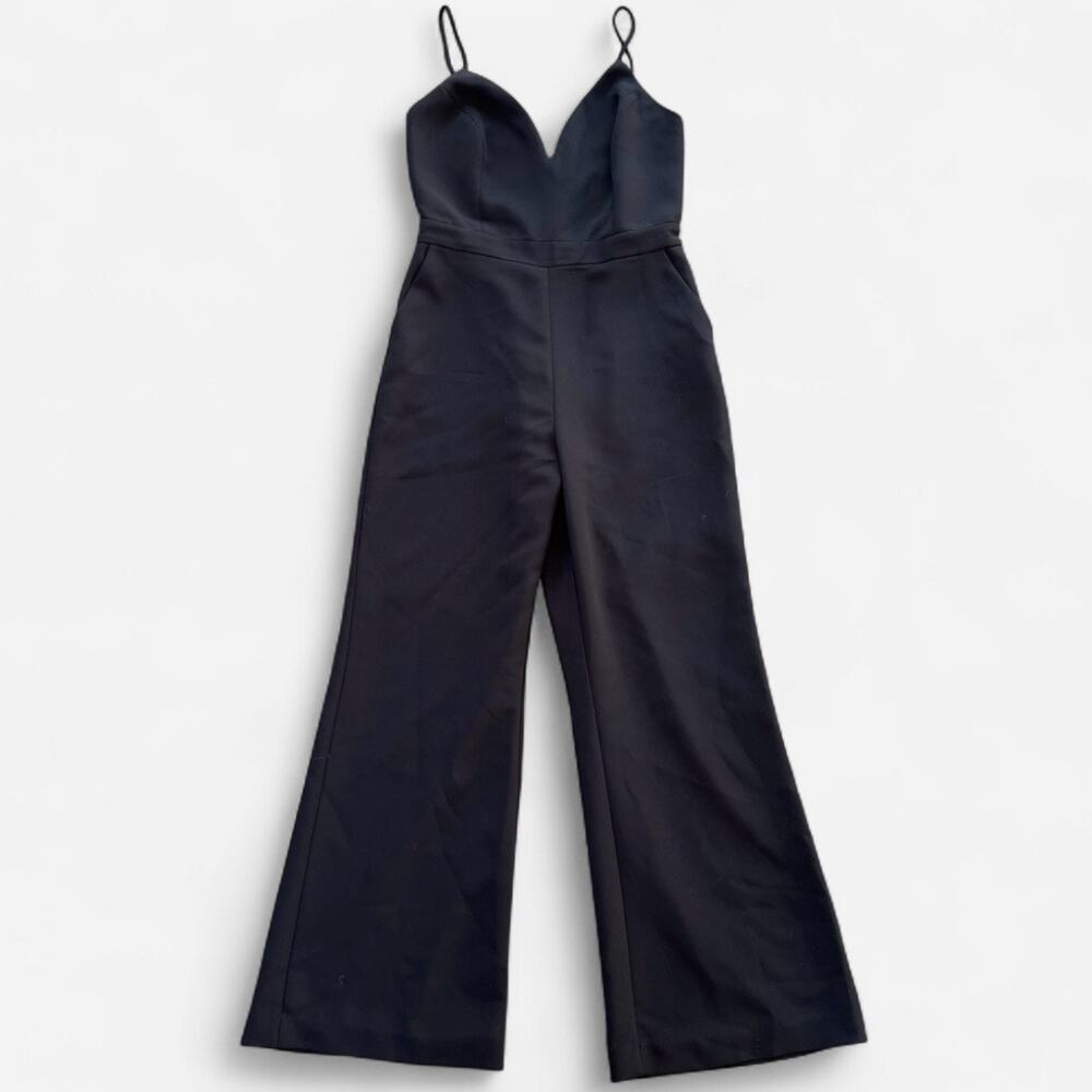 Bardot Black Wide Leg V-Neck Jumpsuit